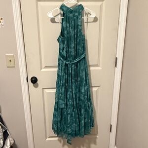 Lulu's Teal Midi Dress
